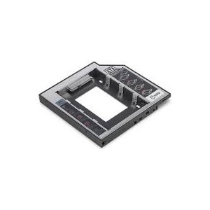 2nd SSD/HDD Caddy SATA to SATA III Supports 2.5 SSD or HDD with SATA I-III, 129x128x12,7 mm