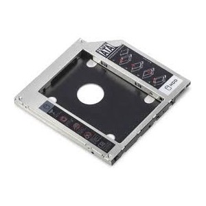 2nd SSD/HDD Caddy SATA to SATA III Supports 2.5 SSD or HDD with SATA I-III, 129x128x9,5 mm