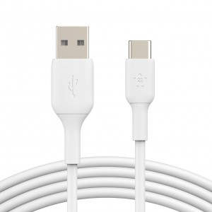 Belkin BOOST CHARGE - Cabo USB - 24 pin USB-C (M) para USB (M) - 1 m - branco