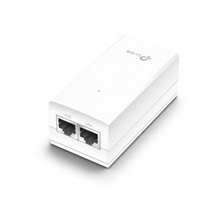 TP-LINK 24V Passive PoE Adapter, Gigabit Port, Data and Power Carried over The Same Cable Up to 100 Meters