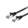 Equip Cat.6A S FTP Patch Cable, 0.25m, Black - 606101