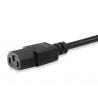 Equip Power Cable Schuko angled   IEC 60320 (C13), 3.0m, black - 112121