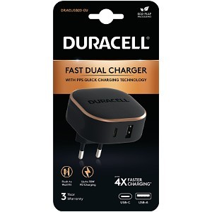 CARREGADOR USB DURACELL PD30W+PPS18W DRACUSB20-EU