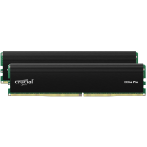 Crucial - DDR4 - kit - 64 GB 2 x 32 GB - DIMM 288-pin - 3200 MHz / PC4-25600 - CL22 - 1.2 V - unbuffered