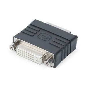 DVI adapter, DVI(24+5) F/F,  DVI-I dual link, bl