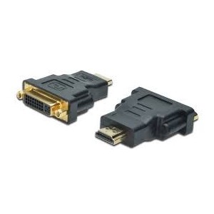 HDMI adapter, type A - DVI-I(24+5) M/F, Full HD, bl