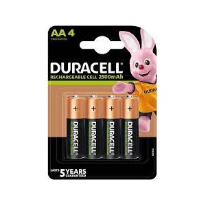DURACELL BLISTER 4 PILHAS AA PRECHARGED HR6-P