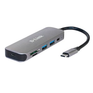 D-link 5-in-1 USB-C Hub with Card Reader - DUB-2325/E