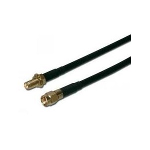 Coaxial Wireless LAN Antenna extension cable SMA male reverse to SMA female reverse Length 5m, Low Loss