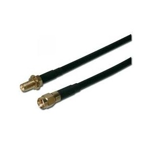 Coaxial Wireless LAN Antenna extension cable SMA male reverse to SMA female reverse Length 3m, Low Loss