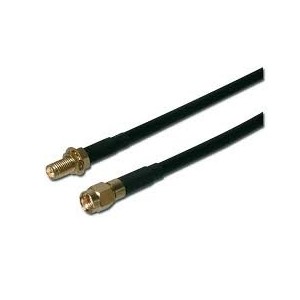 Coaxial Wireless LAN Antenna extension cable SMA male reverse to SMA female reverse Length 1m, Low Loss