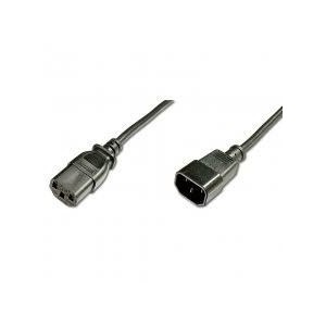 Power Cord extension cable, C14 - C13 M/F, 1.2m, H05VV-F3G 0.75qmm, bl