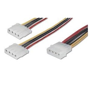 Internal Y-power supply cable 0.20m, IDE - 2x IDE connector,