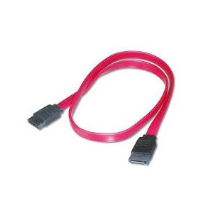 SATA connection cable, L-type F/F, 0.5m, straight, SATA II/III, re