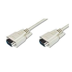 VGA Monitor connection cable, HD15 M/M, 1.8m, 3CF/4C, be