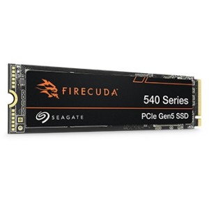 Seagate FireCuda 540 ZP1000GM3A004 - SSD - encriptado - 1 TB - interna - M.2 2280 (dupla face) - PCI Express 5.0 x4 (NVMe)