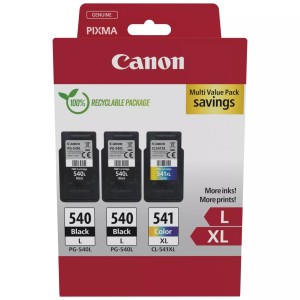 Canon PG-540Lx2 CL-541XL MULTI - Ink Value Pack (L Black x2 & XLColour Cartridges)  - 5224B017