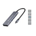 Conceptronic DONN23G 6-in-1 USB 3.2 Gen 1 Docking Station, USB 3.0 x 2, 100W USB PD, 4K 60Hz HDMI, SD, TF MicroSD  -