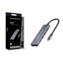 Conceptronic DONN23G 6-in-1 USB 3.2 Gen 1 Docking Station, USB 3.0 x 2, 100W USB PD, 4K 60Hz HDMI, SD, TF MicroSD  -