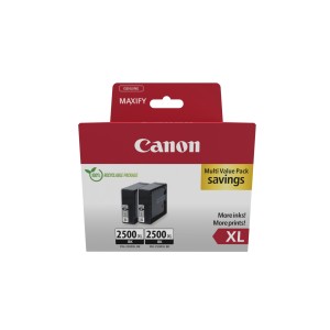 Canon PGI-2500XL BK TWIN - Color Ink Value Pack (2 ink tanks)  - 9254B011