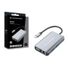 Conceptronic DONN21G 7-in-1 USB 3.2 Gen 1 Docking Station, HDMI, VGA, GbE LAN, USB-A 3.0 x 3, 100W USB PD  -