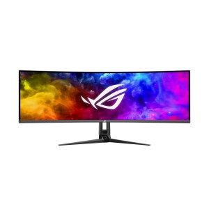 PG49WCD ROG Swift OLED gaming monitor, 49'' (5120x1440) curved QD-OLED panel, 144 Hz, 0.03 ms, G-SYNC compatible, 90 W Type-C