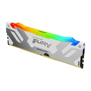 Kingston ValueRAM 16GB 6000MT s DDR5 CL32 DIMM FURY Renegade RGB White XMP  - KF560C32RWA-16