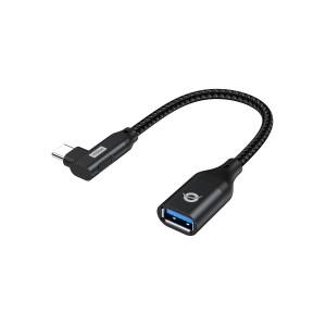 Conceptronic ABBY19B USB 3.2 Gen 2 90° angled to USB-A OTG Adapter  -