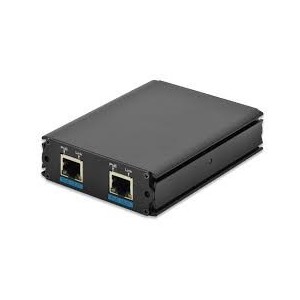 Fast Ethernet PoE (+) Repeater 1-port 10/100Mbps PoE in / 2-port out self powered