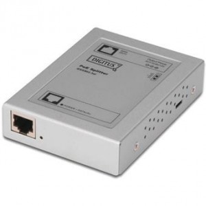 DIGITUS PoE PD Splitter Input. 802.3af PoE, Output. 5 / 7.5 / 9 / 12V Incl. DC 2.5mm Jack/Jack cable