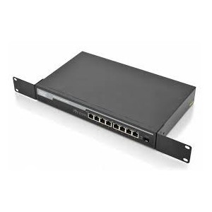 Gigabit PoE af/at 8-Port Switch + 1x SFP Uplink 10/100/1000Mbps, 150W PoE Power Budget, metall housing, rack mountable