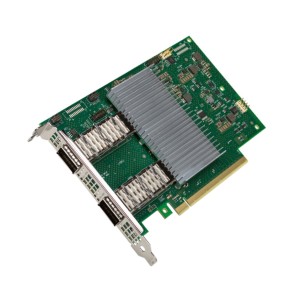 Intel E810-2CQDA2 - Adaptador de rede - PCIe 4.0 x16 - QSFP28 x 2 (pacote de 5)