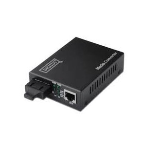DIGITUS Media Converter, Singlemode 10/100Base-TX to 100Base-FX, Incl. PSU SC connector, Up to 120km