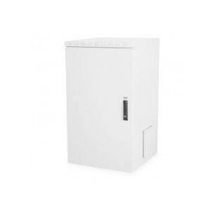 26U wall mounting cabinet, outdoor, IP55 1334x600x450 mm, color grey (RAL 7035)
