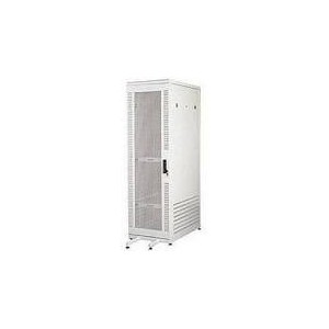 42U server rack, Unique, 2050x800x1000 mm perforated steel doors, color grey (RAL 7035) color grey (RAL 7035)