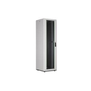 42U network rack, Dynamic Basic 2040x600x600 mm, color grey (RAL 7035) with glass front door