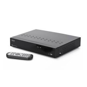 DIGITUS Plug&View NVR, 4 channels 720p, including 1TB Surveillance HDD
