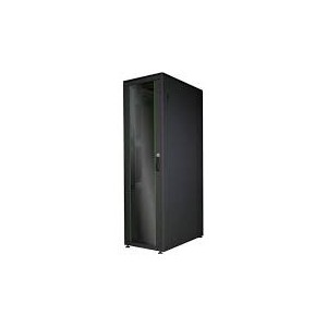 42U network rack, Unique 2053x600x1000 mm, color black (RAL 9005)