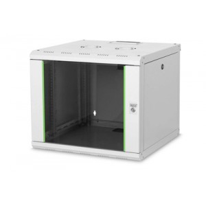 9U wall mounting cabinet, Unique 509x600x600 mm, color grey (RAL 7035)