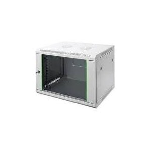 12U wall mounting cabinet, Dynamic Basic 638.40x600x450 mm, color grey (RAL 7035)