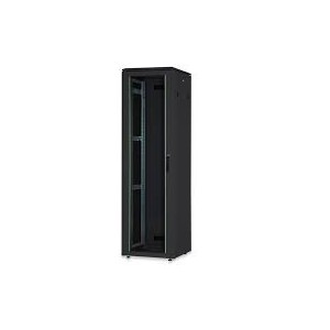 26U network rack, Unique 1342x600x600 mm, color black (RAL 9005)