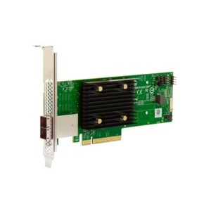 Broadcom HBA 9500-8e Tri-Mode - Controlador de memória - 8 Canal - SATA 6Gb/s / SAS 12Gb/s / PCIe 4.0 (NVMe) - PCIe 4.0 x8