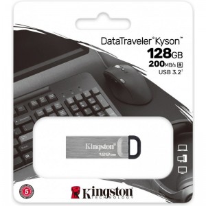 Kingston 128GB USB3.2 Gen 1 DataTraveler Kyson - DTKN/128GB