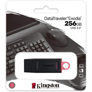 Kingston 256GB USB3.2 Gen1 DataTraveler Exodia (Black + Pink) - DTX/256GB